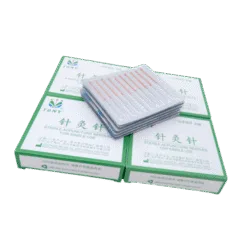 Kim châm cứu vô trùng dạng vỉ cán đồng các số Tony