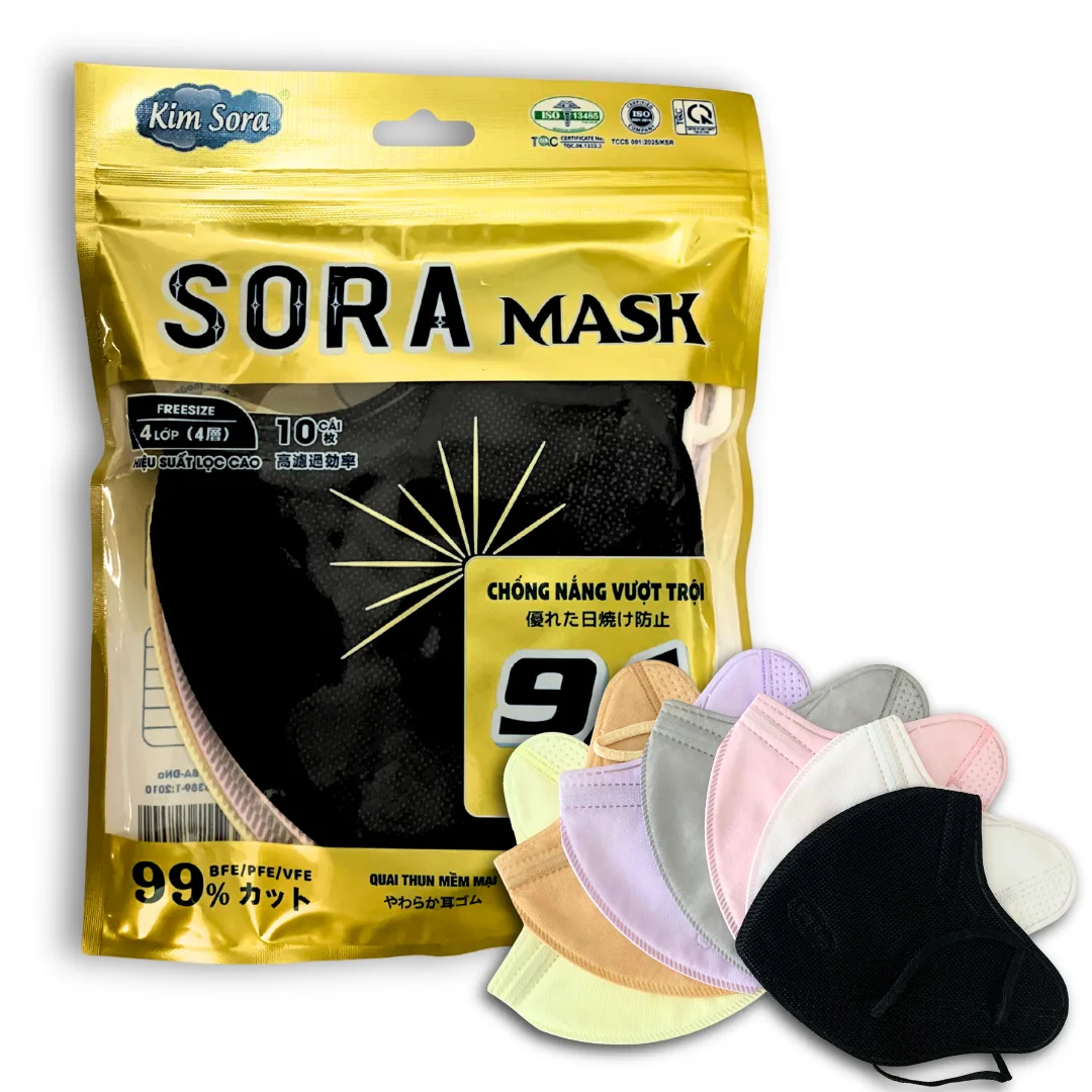 Khẩu trang y tế Kim Sora 9A 4 lớp